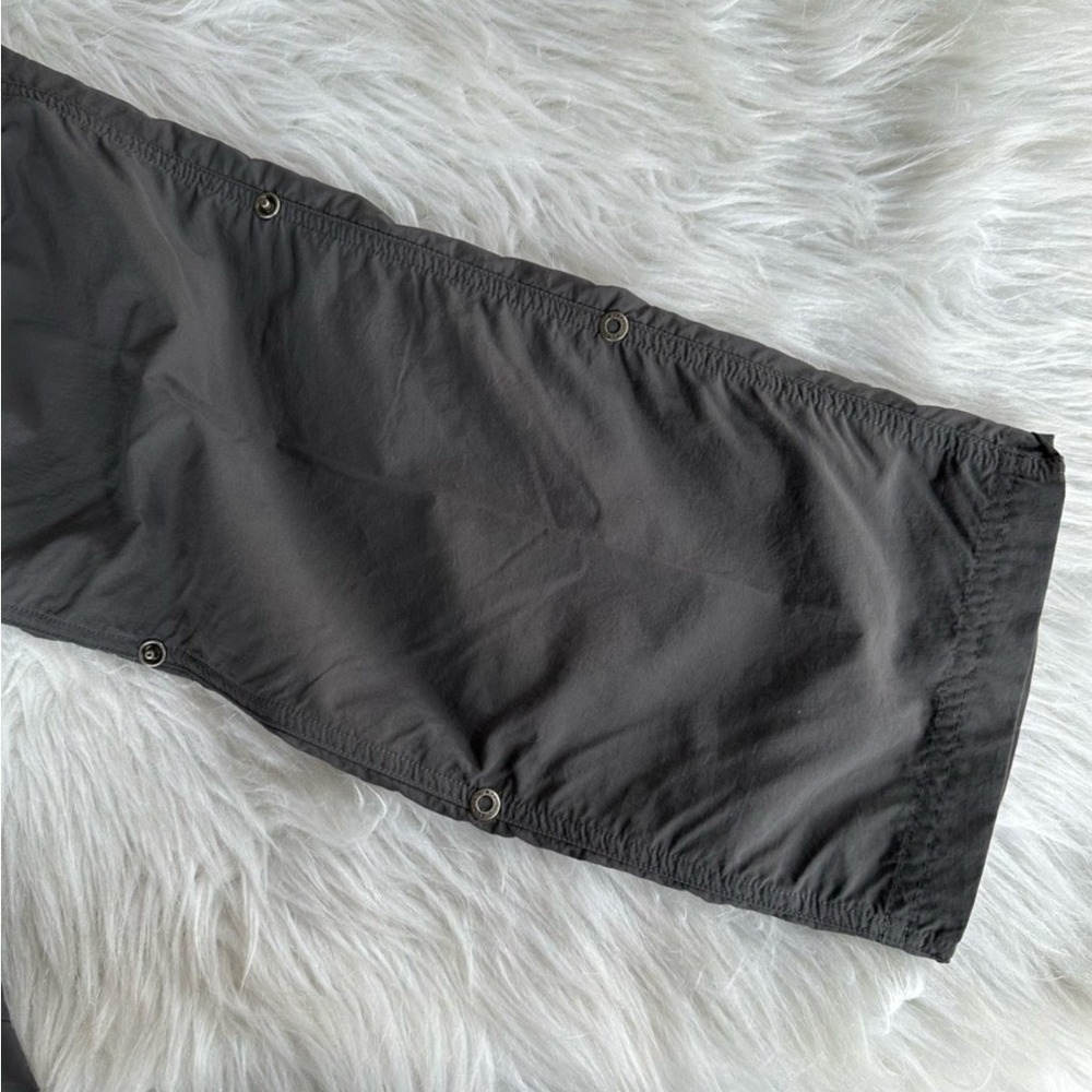 Exofficio Pants Grey Nylon Adjustable Hem Hiking Outdoor Active Athleisure Sz 6 - Picture 7 of 11